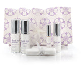 Facial gift/travel set in organic fabric bag